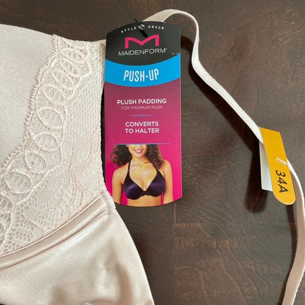Maidenform Cream Push-Up Bra - Picture 2 of 4